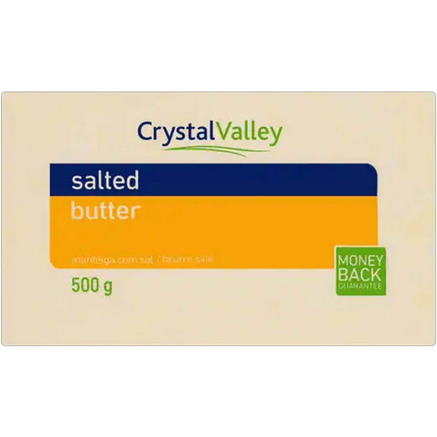 Image of Crystal Valley Salted Butter Brick 500g