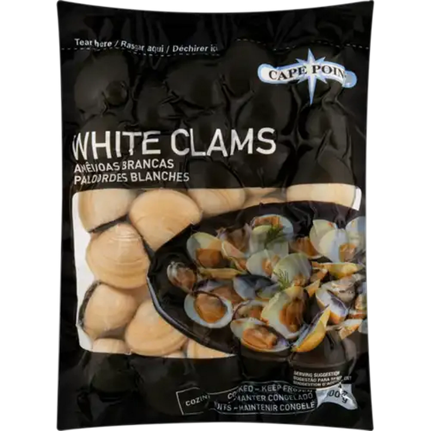 Image of Cape Point Frozen White Clams 500g