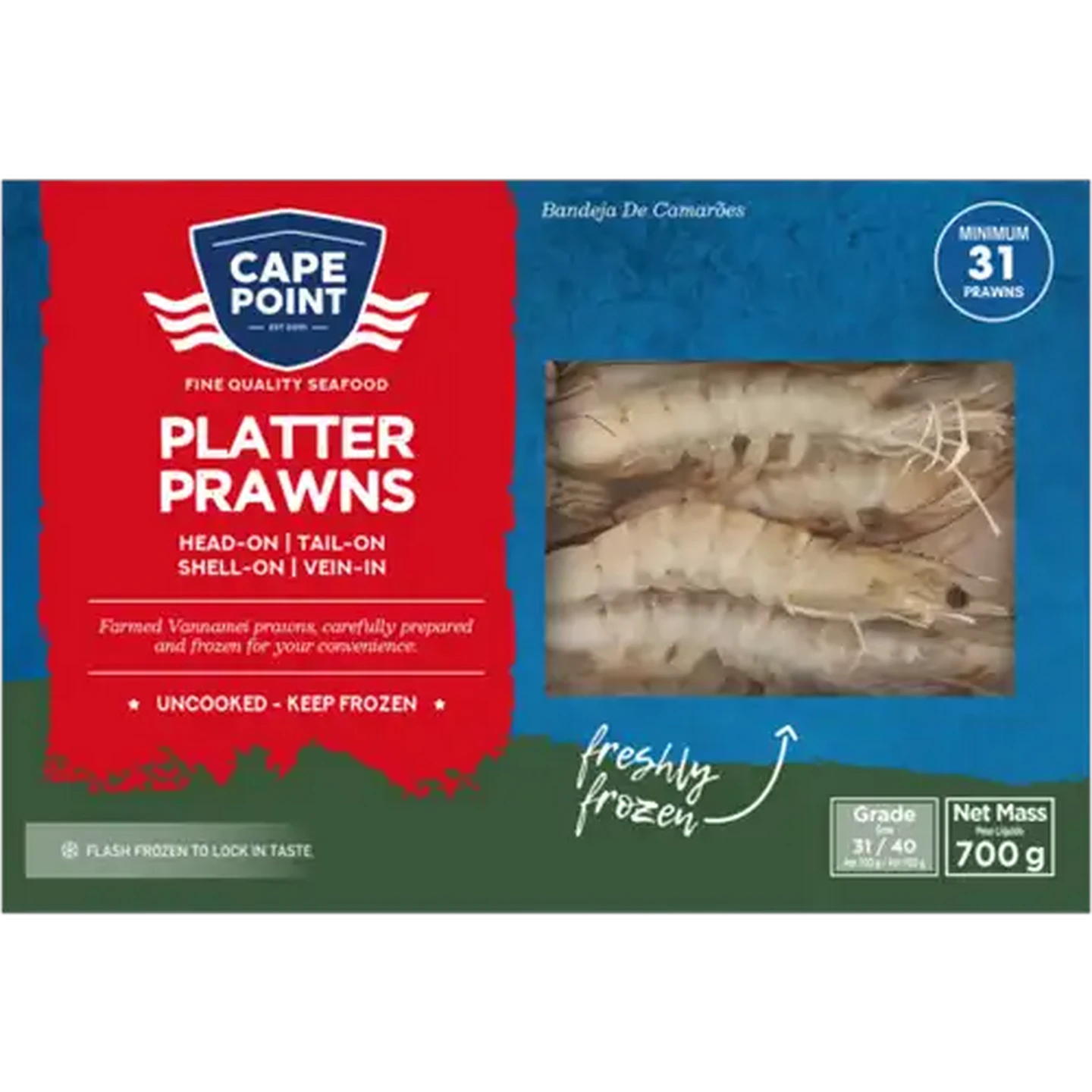Image of Cape Point Frozen Platter Prawns 700g