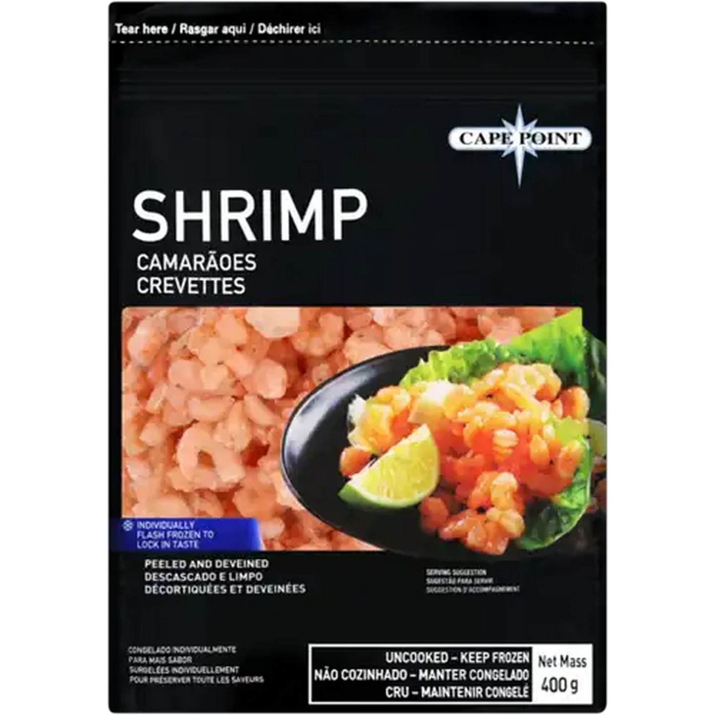 Image of Cape Point Frozen Blanched Shrimp 400g