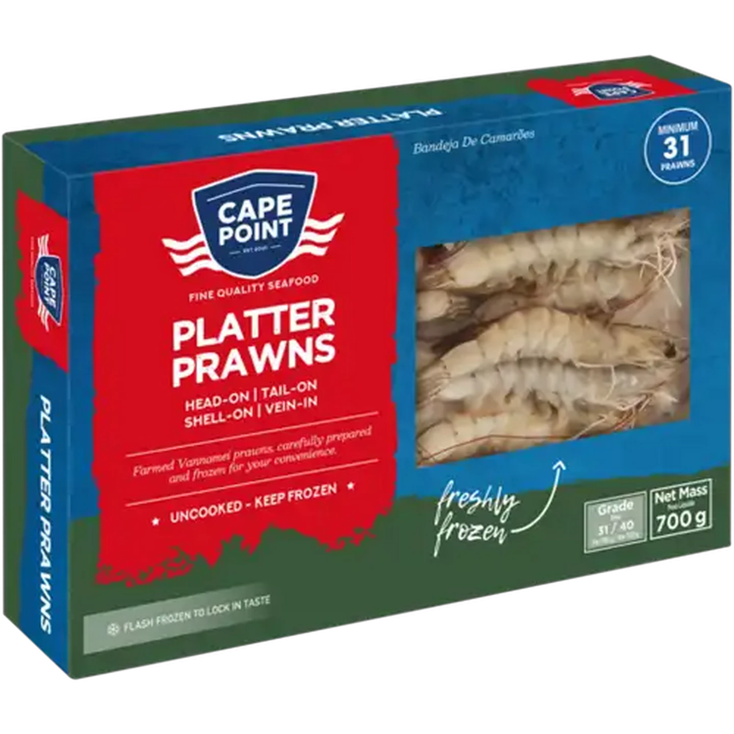 Image of Cape Point Frozen Platter Prawns 700g
