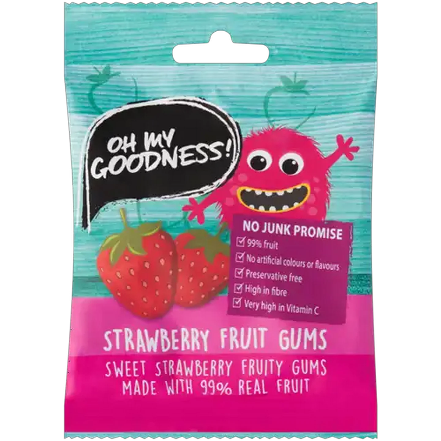 Image of Oh My Goodness! Strawberry Fruit Gums 30g