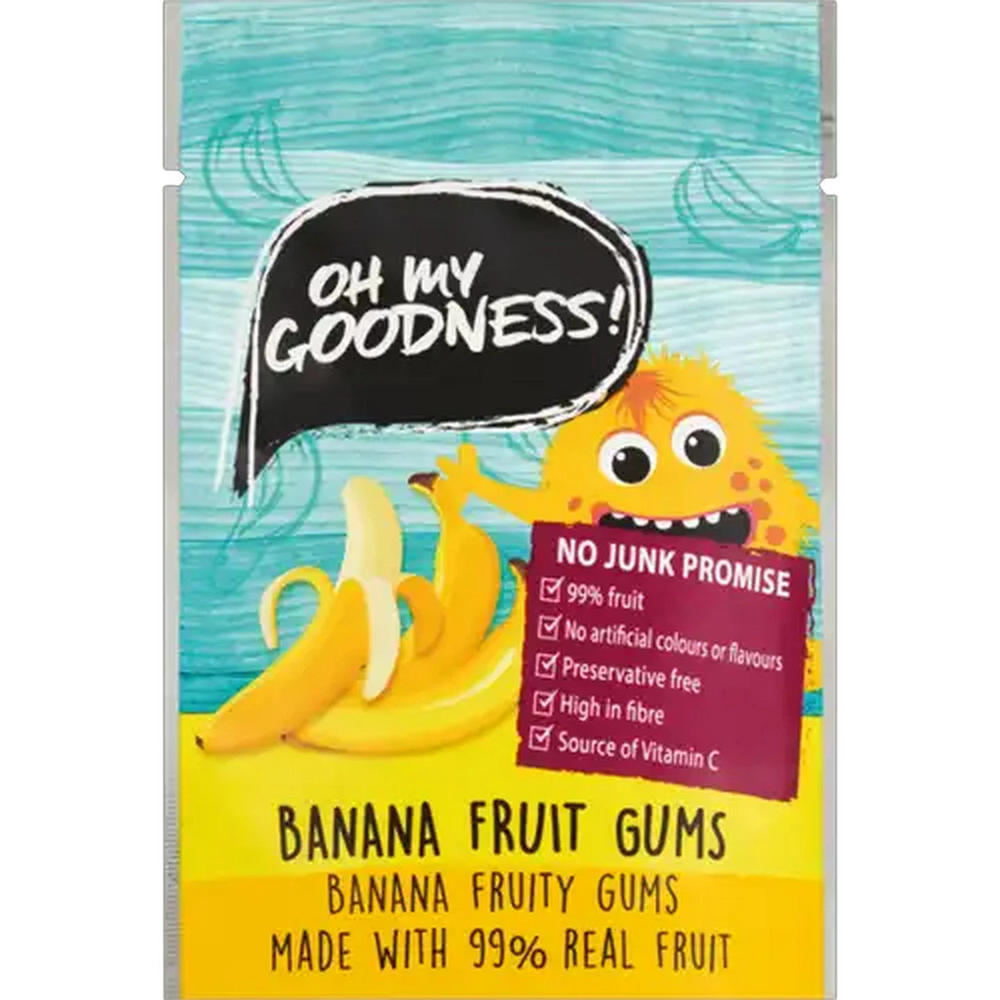 Image of Oh My Goodness! Banana Fruit Gums 30g