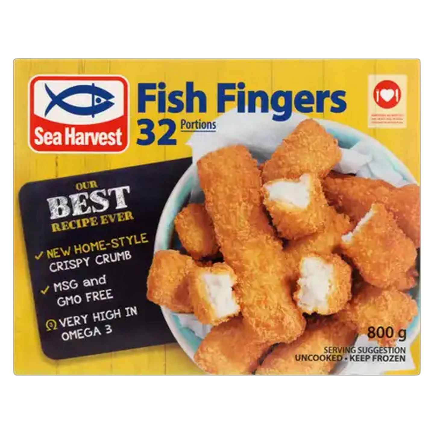 Image of Sea Harvest Frozen Fish Fingers 800g