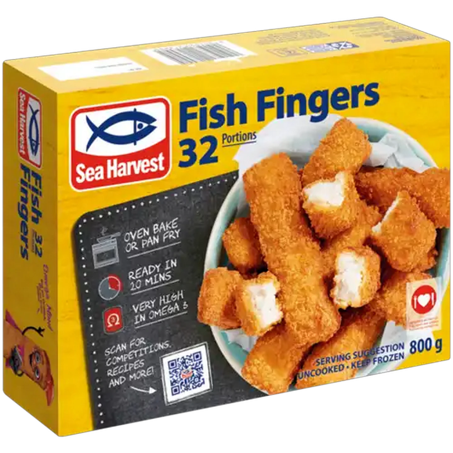 Image of Sea Harvest Frozen Fish Fingers 800g