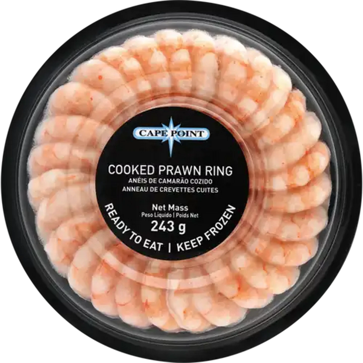 Image of Cape Point Frozen Cooked Prawn Ring 243g