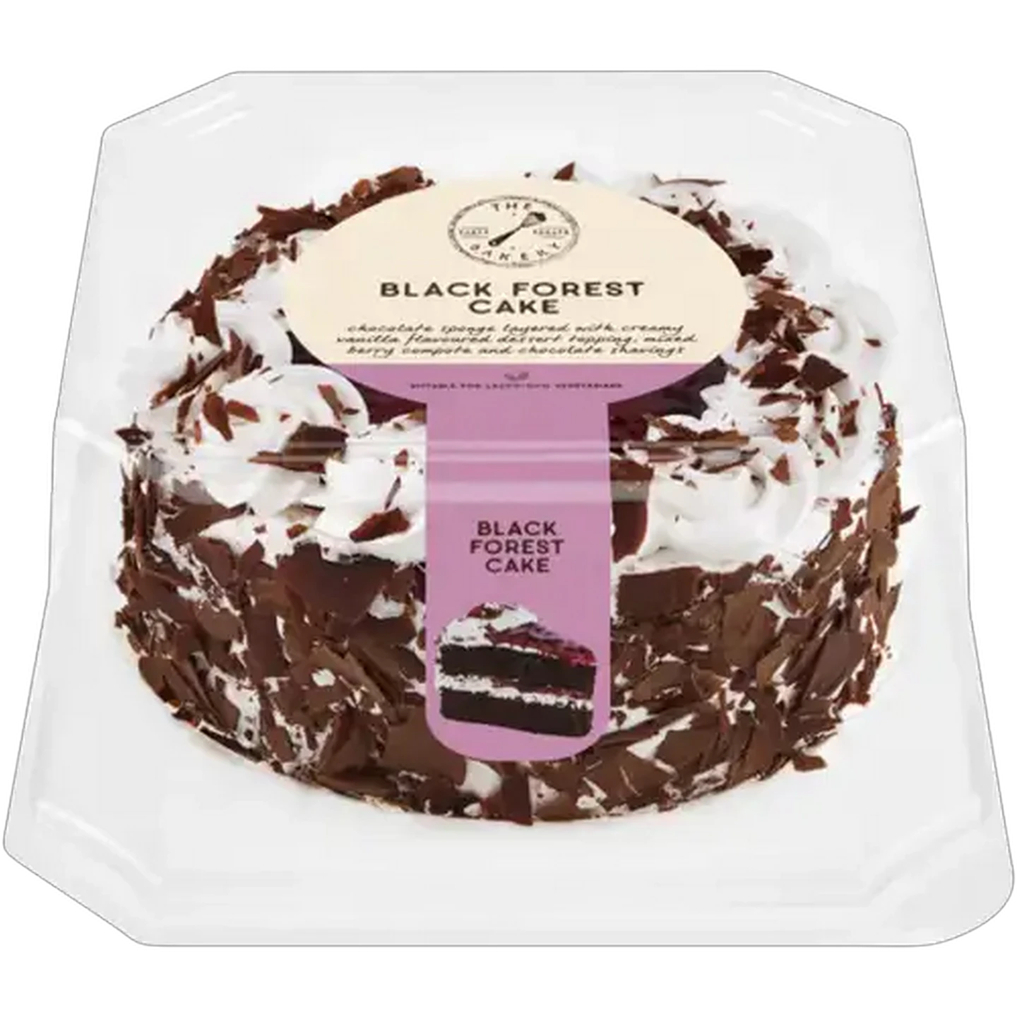 Image of The Bakery Black Forest Cake 1.1kg 18cm