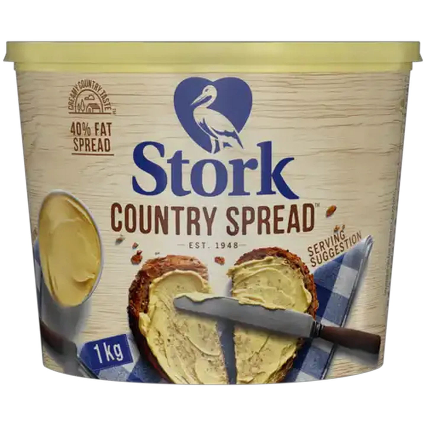 Image of Stork Country Spread 40% Fat Spread Tub 1kg
