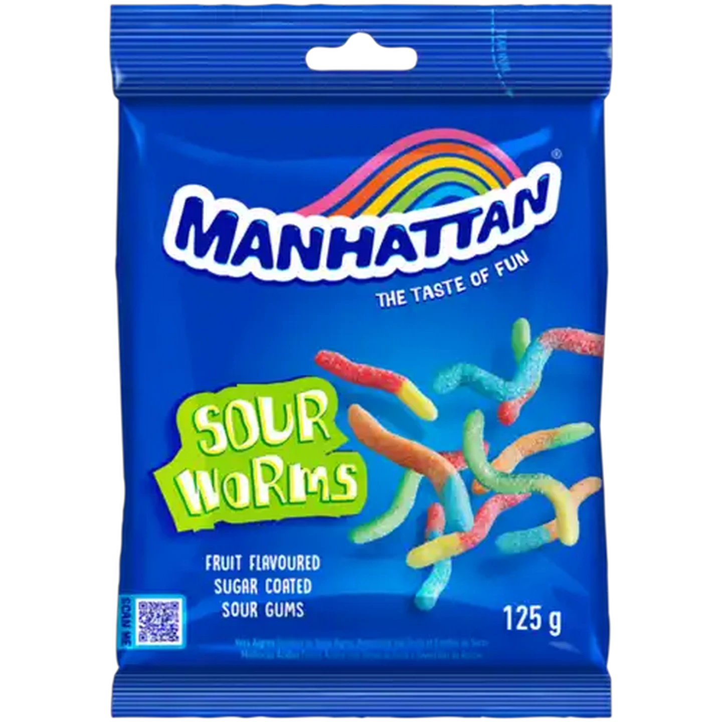 Image of Manhattan Sour Worms Sour Worms 125g