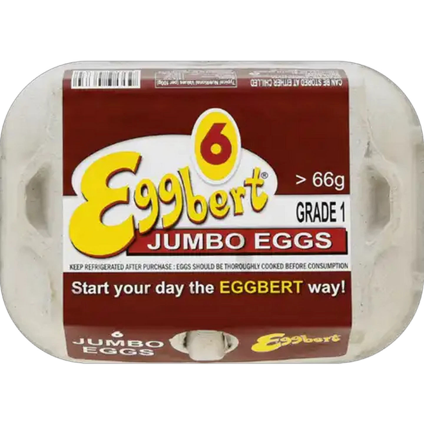 Image of Eggbert Jumbo Eggs 6 Pack