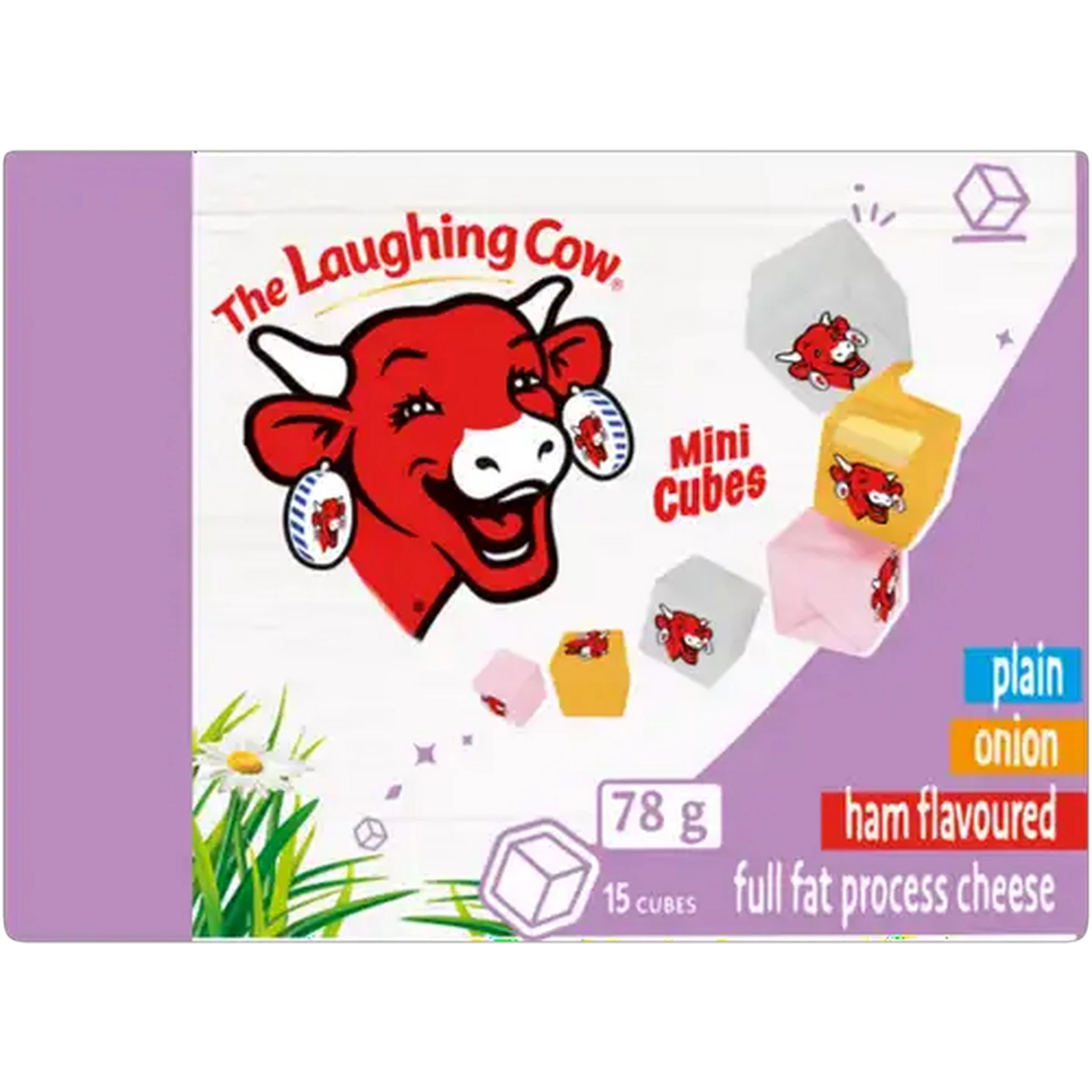 Image of The Laughing Cow Full Fat Violet Mini Cheese Cubes 78g