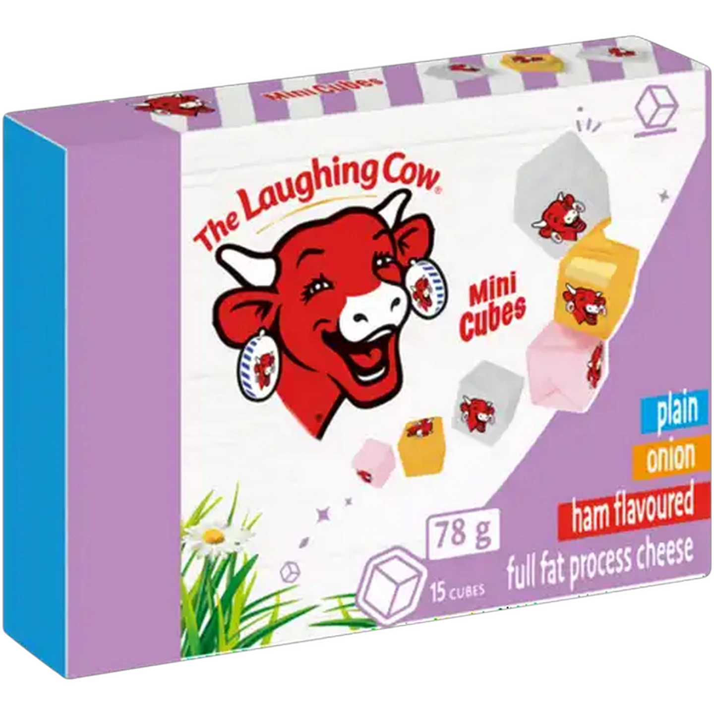 Image of The Laughing Cow Full Fat Violet Mini Cheese Cubes 78g