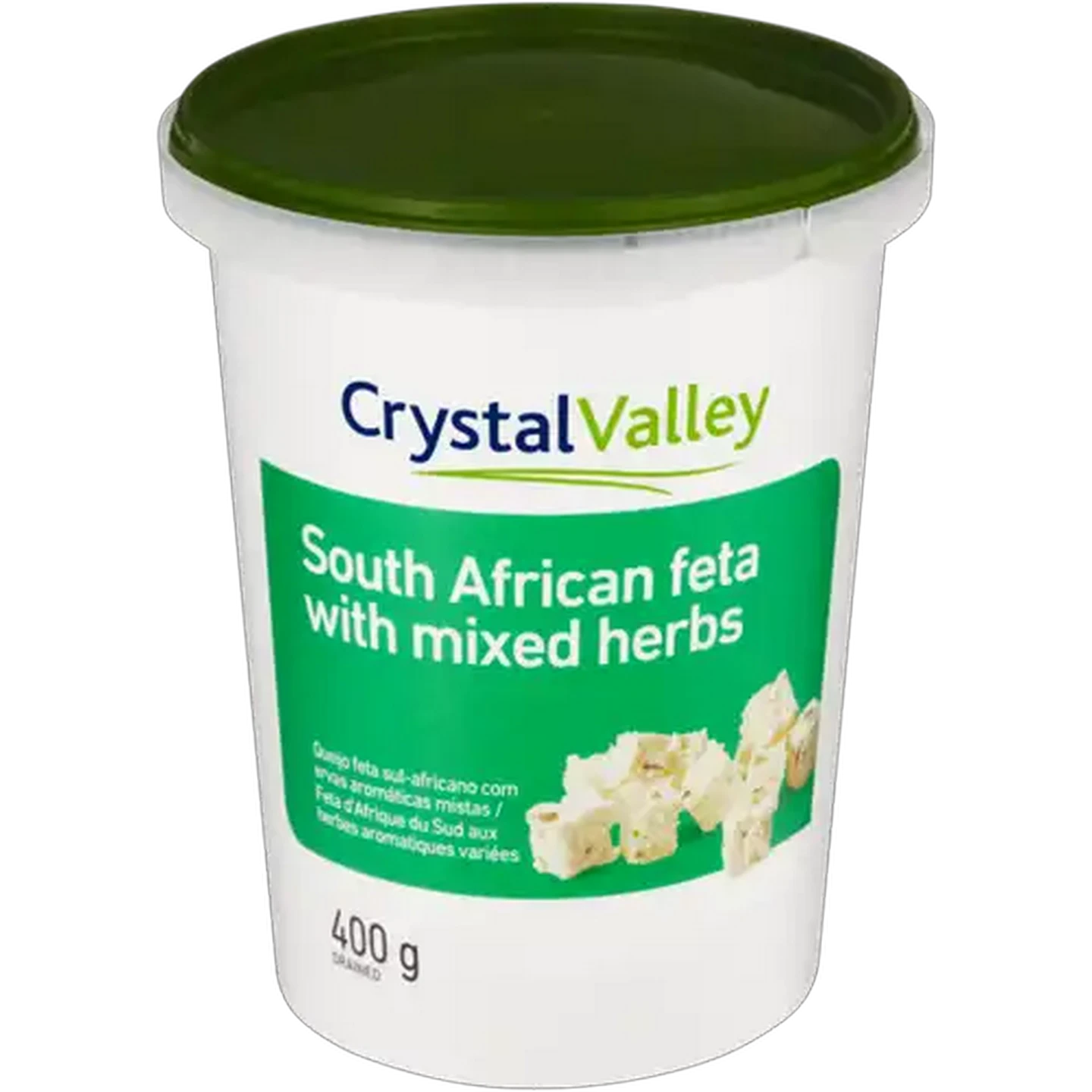 Image of Crystal Valley South African Feta with Mixed Herbs 400g