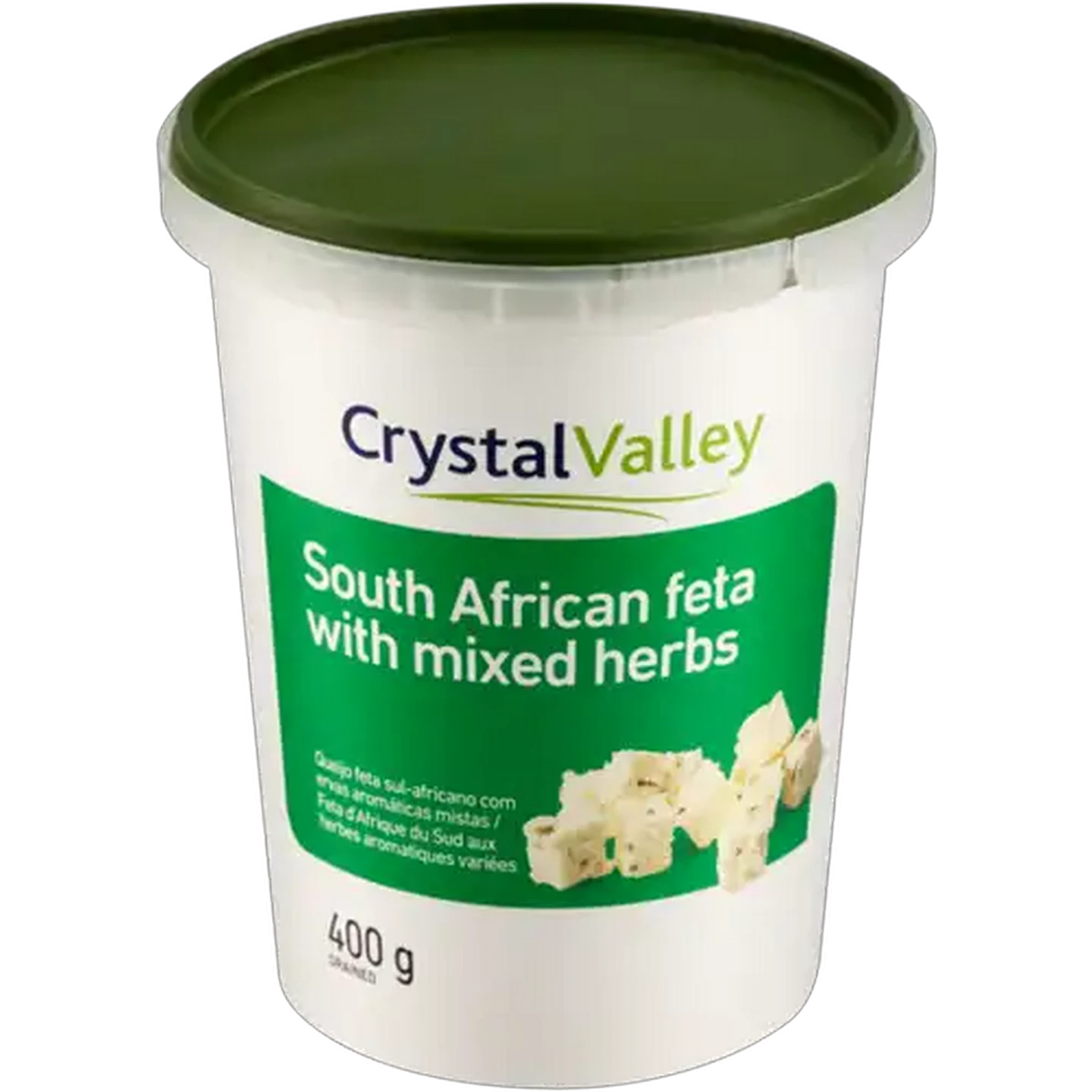 Image of Crystal Valley South African Feta with Mixed Herbs 400g