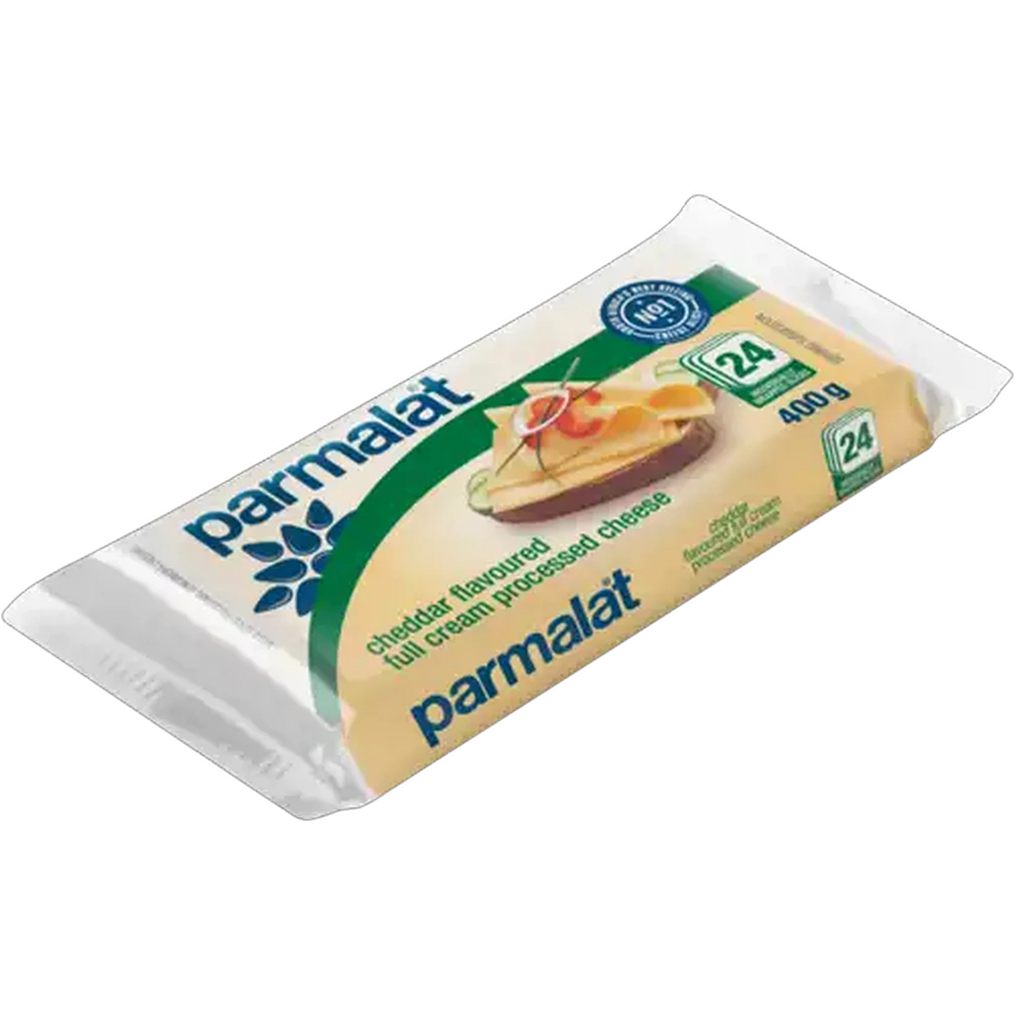 Image of Parmalat Cheddar Flavoured Full Cream Processed Cheese Slices 400g