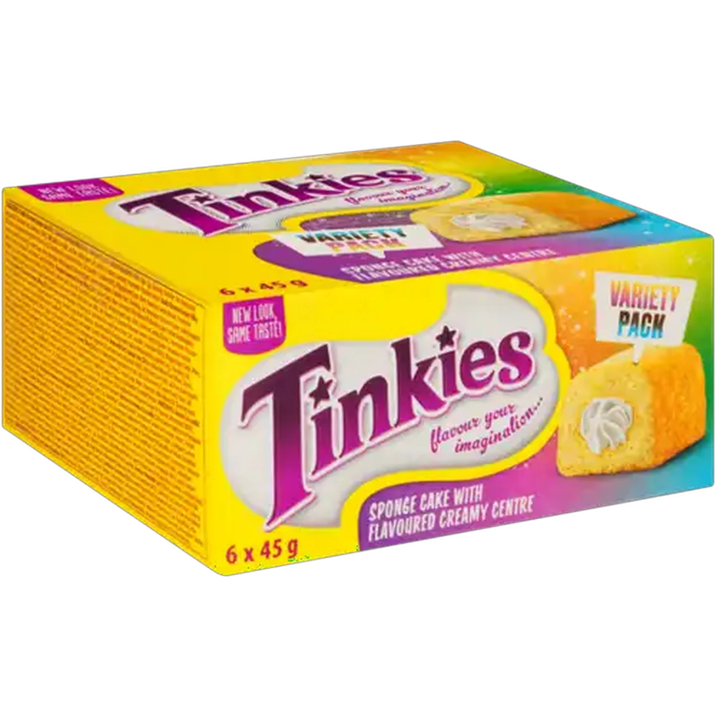 Image of Tinkies Flavoured Creamy Sponge Cakes Variety Pack 6 x 45g