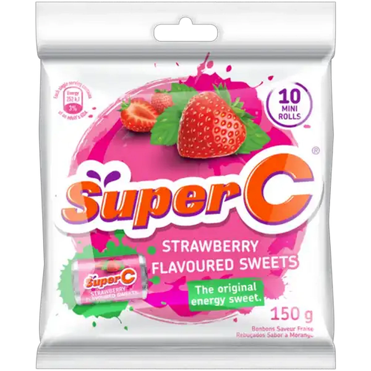 Checkers Sixty60 | Super C Strawberry Flavoured Sweets Mini Rolls 150g