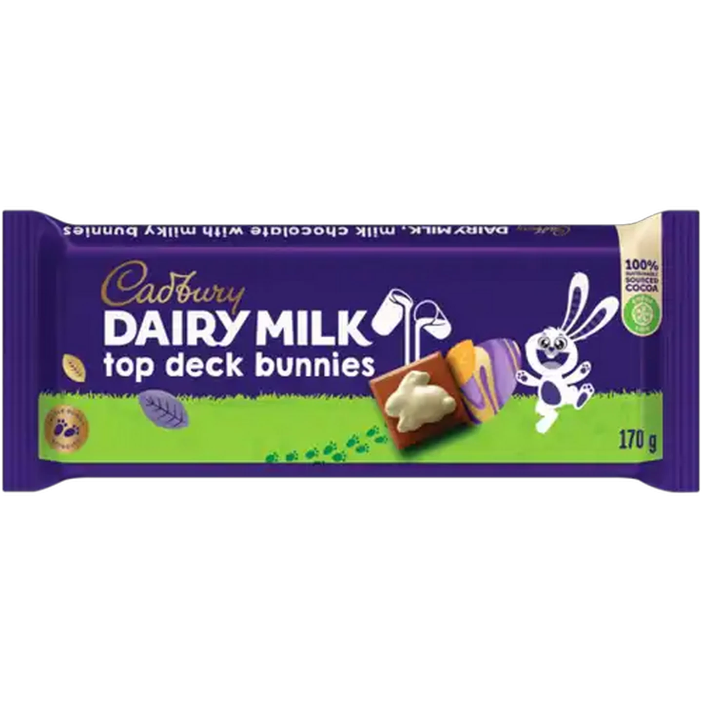 Image of Cadbury Dairy Milk Top Deck Bunnies Slab 170g