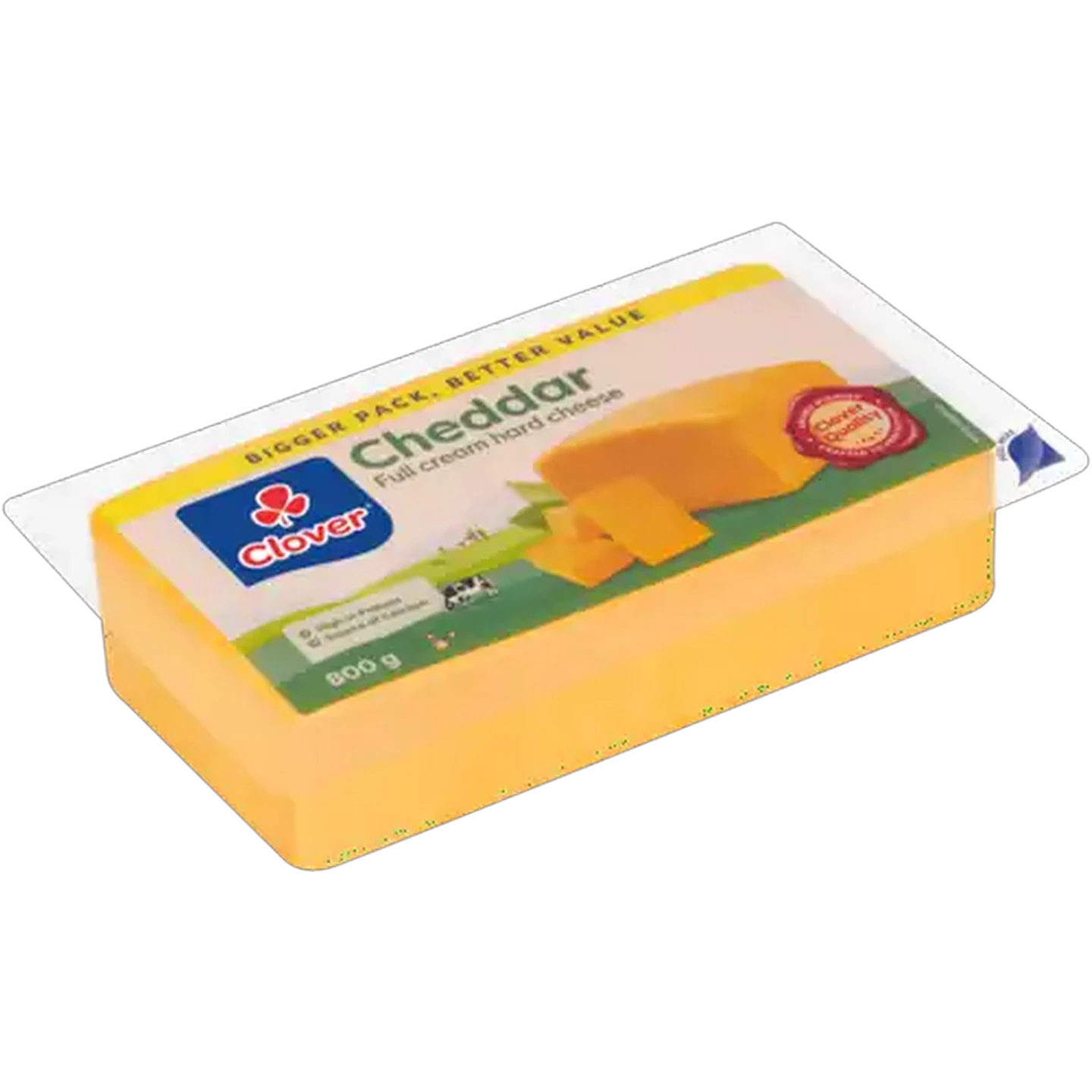 Image of Clover Full Cream Cheddar Cheese 800g