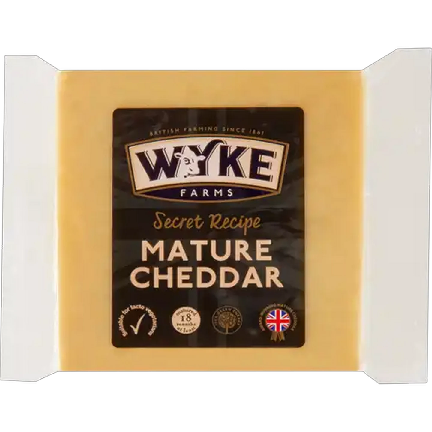 Image of Wyke Farms Secret Recipe Mature Cheddar Cheese Pack 200g