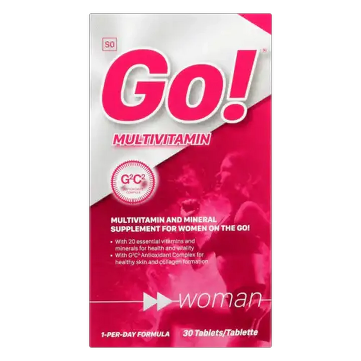 Image of Nativa Go! Womens Multivitamin & Mineral Supplement Tablets 30 Pack