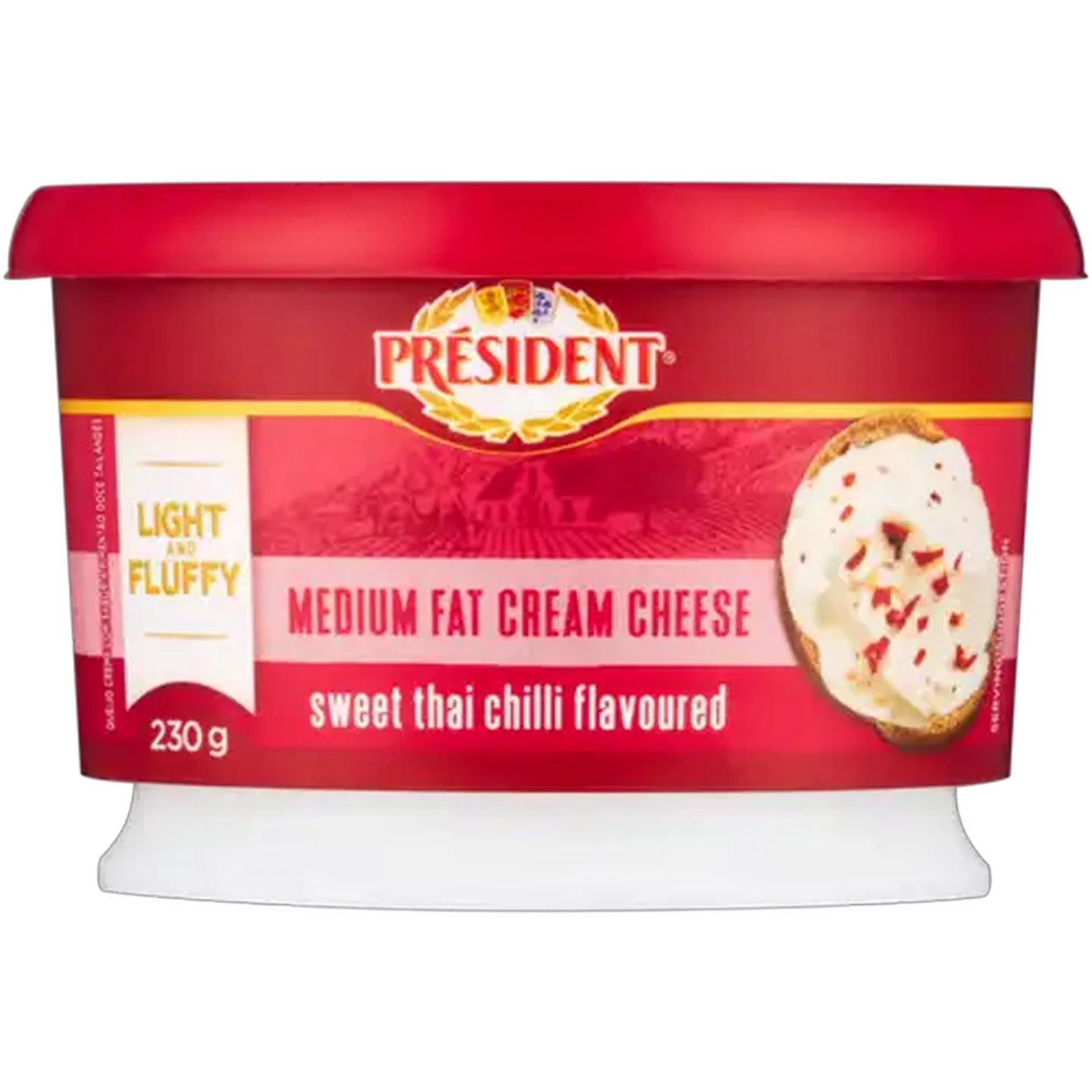 Image of Président Sweet Thai Chilli Flavoured Cream Cheese 230g