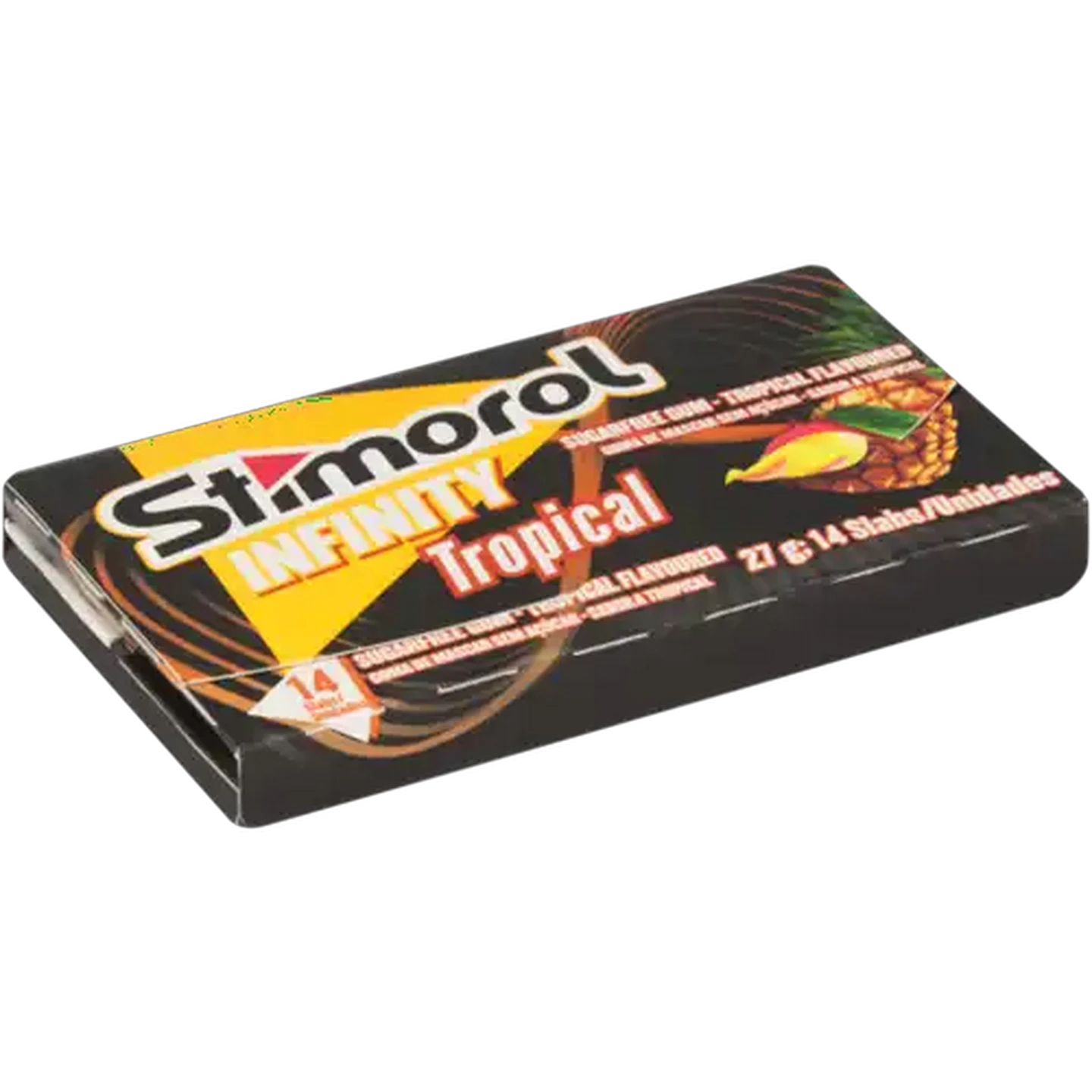 Image of Stimorol Infinity Tropical Flavoured Sugarfree Gum 14 Pack