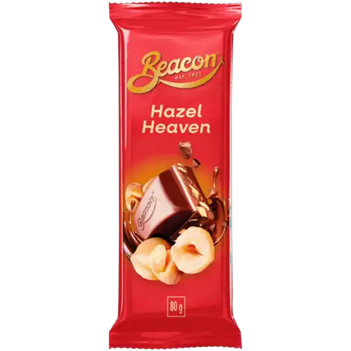 Image of Beacon Hazel Heaven Chocolate Slab 80g