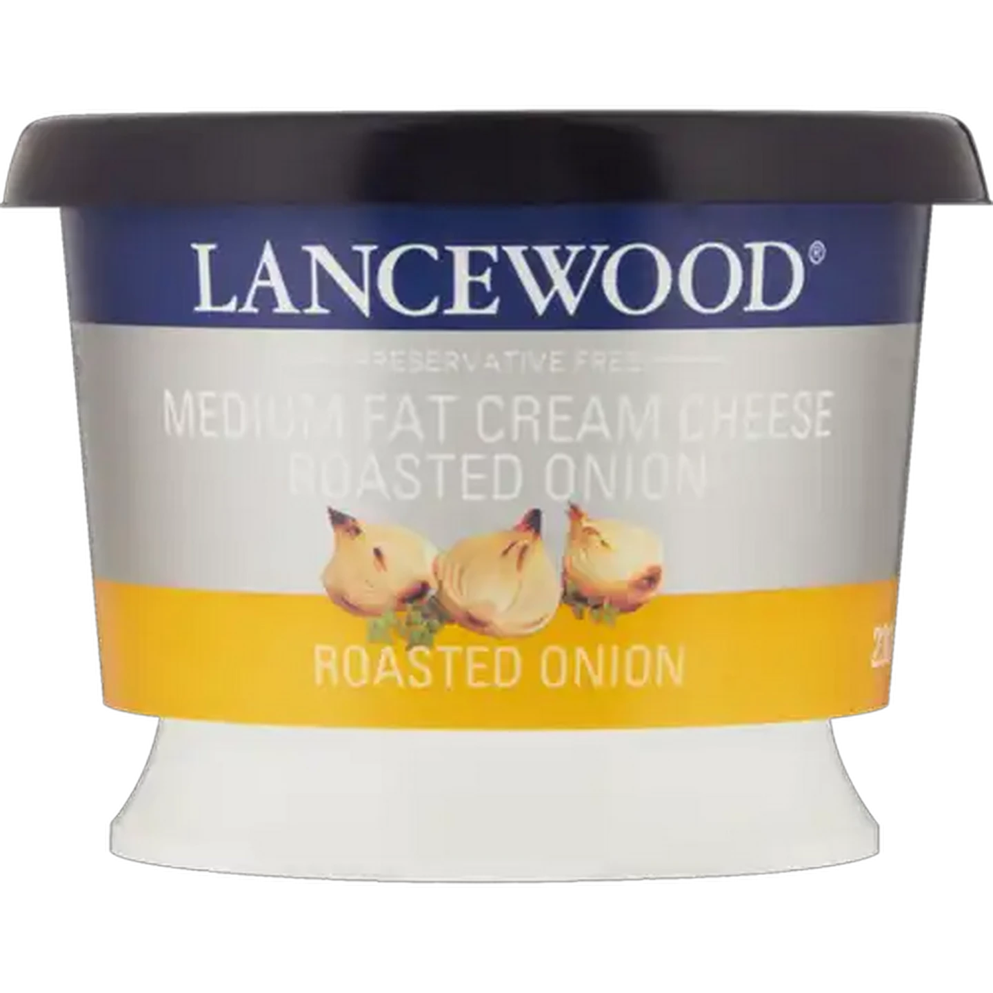 Image of LANCEWOOD Roasted Onion Flavoured Medium Fat Cream Cheese 230g
