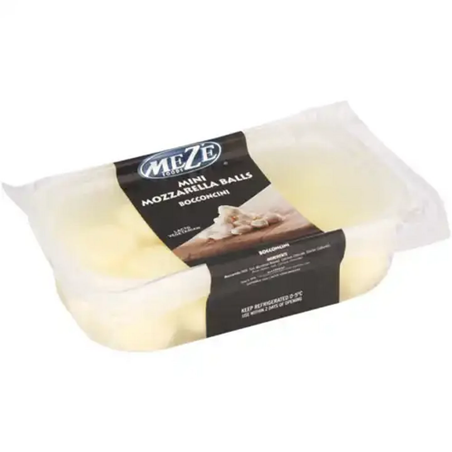Image of Mezé Foods Mini Bocconcini Mozzarella Balls 270g