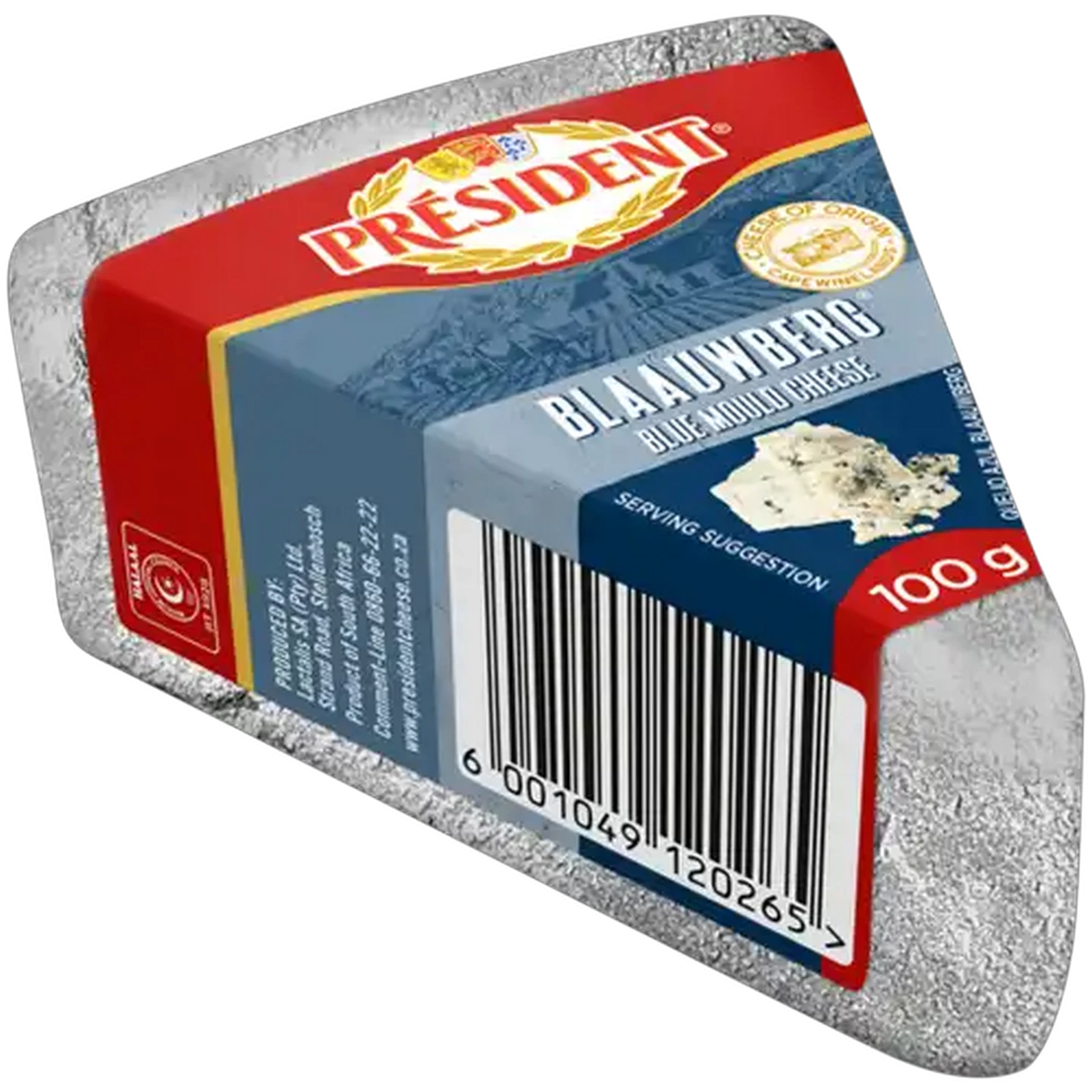 Image of Président Blaauwberg Strong Blue Mould Cheese 100g