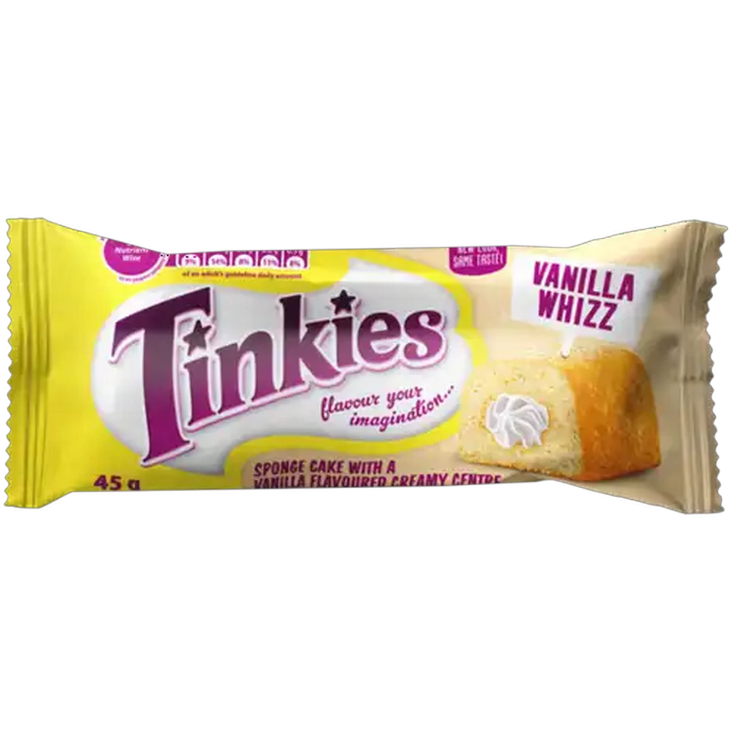 Image of Tinkies Vanilla Whiz Sponge Cake 45g