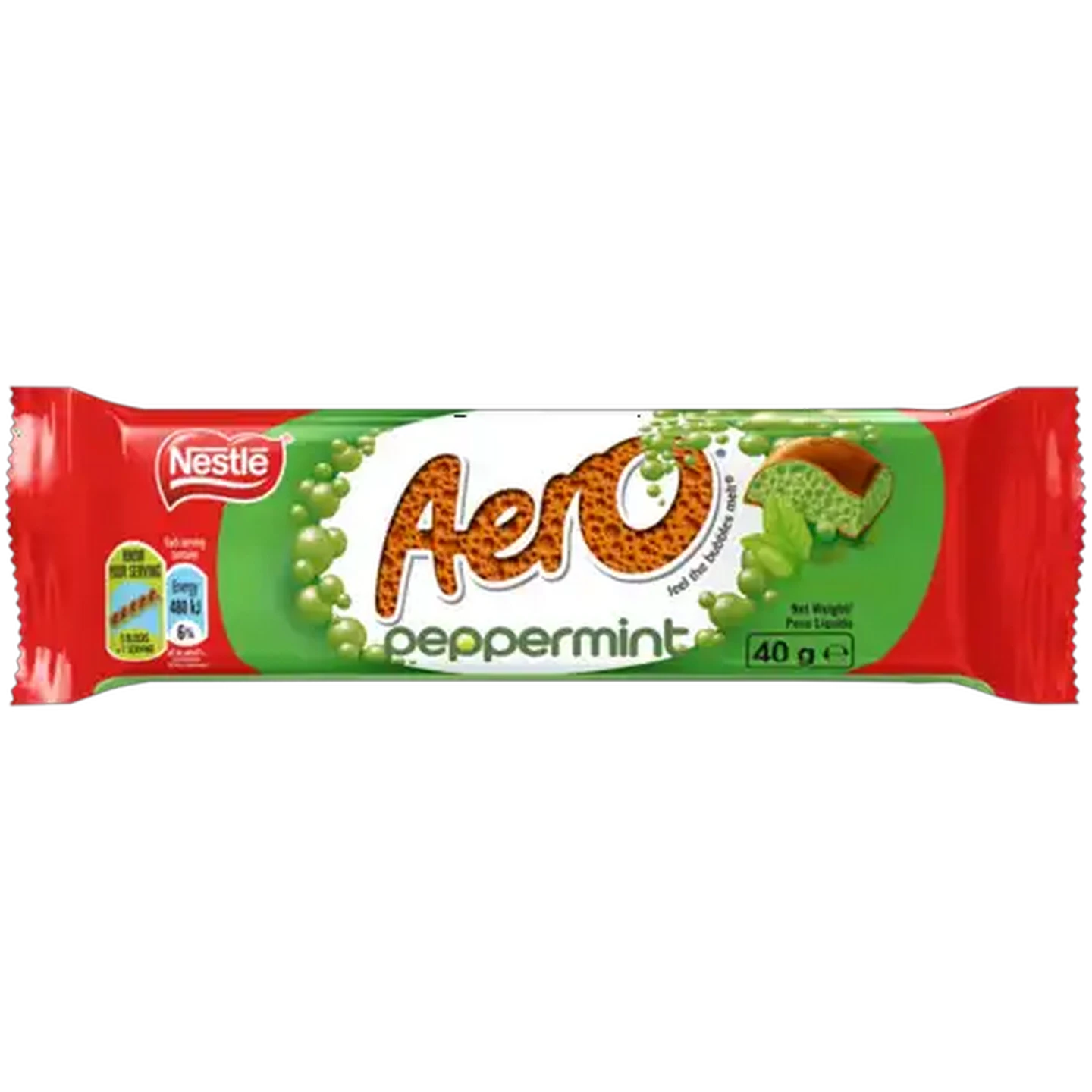 Image of Aero Peppermint Milk Chocolate Bar 40g