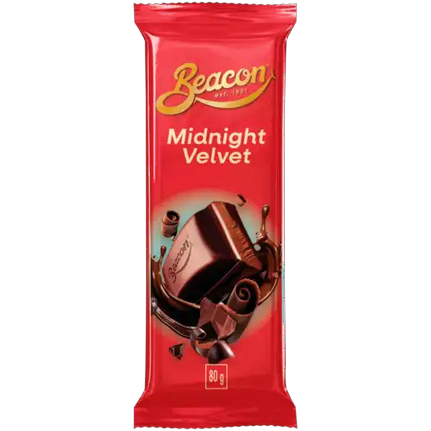 Image of Beacon Midnight Velvet Chocolate Slab 80g