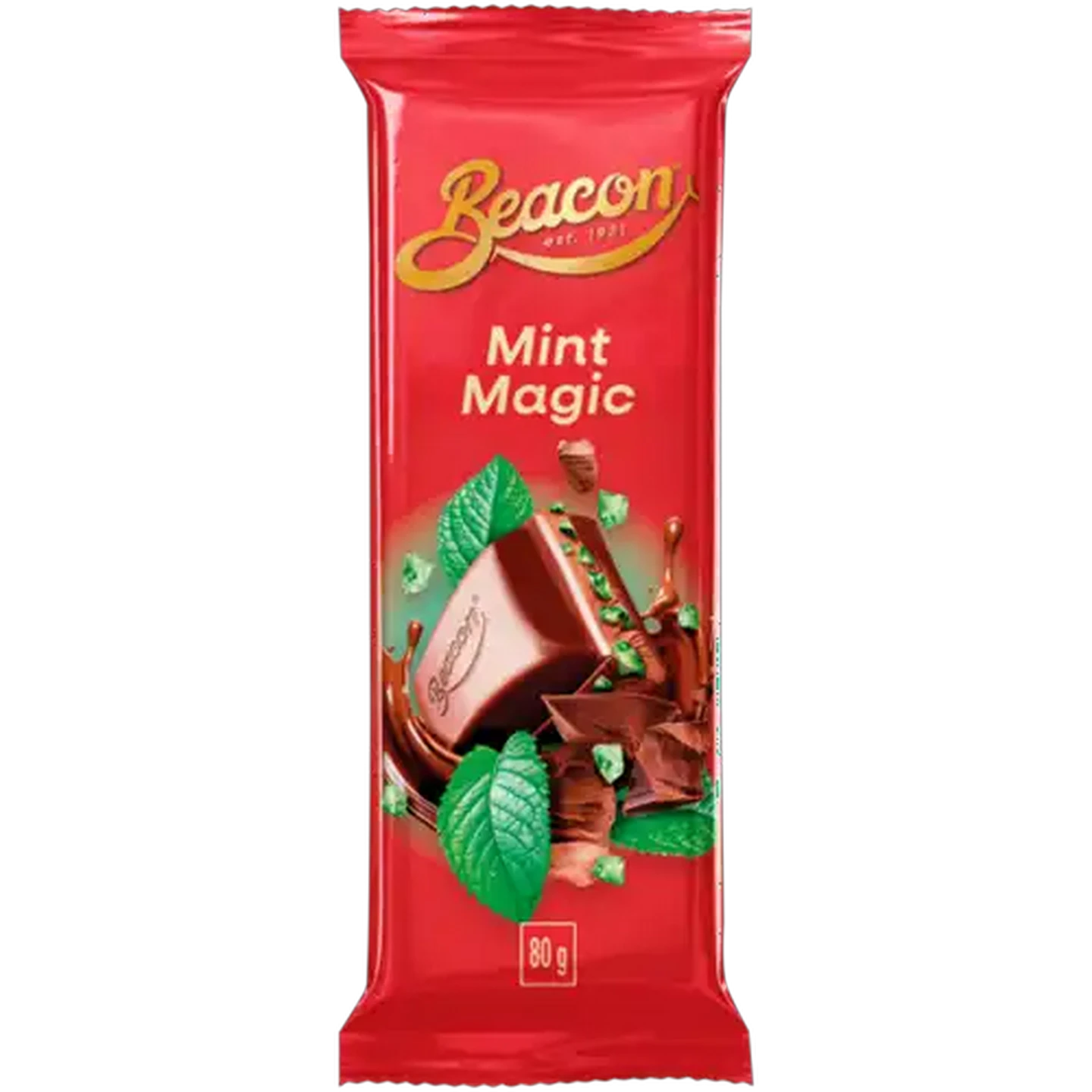 Image of Beacon Mint Magic Chocolate Slab 80g