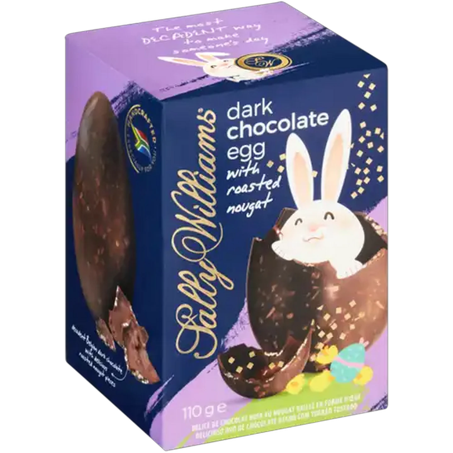 Image of Sally Williams Easter Egg Decadent Dark Chocolate Egg 110g