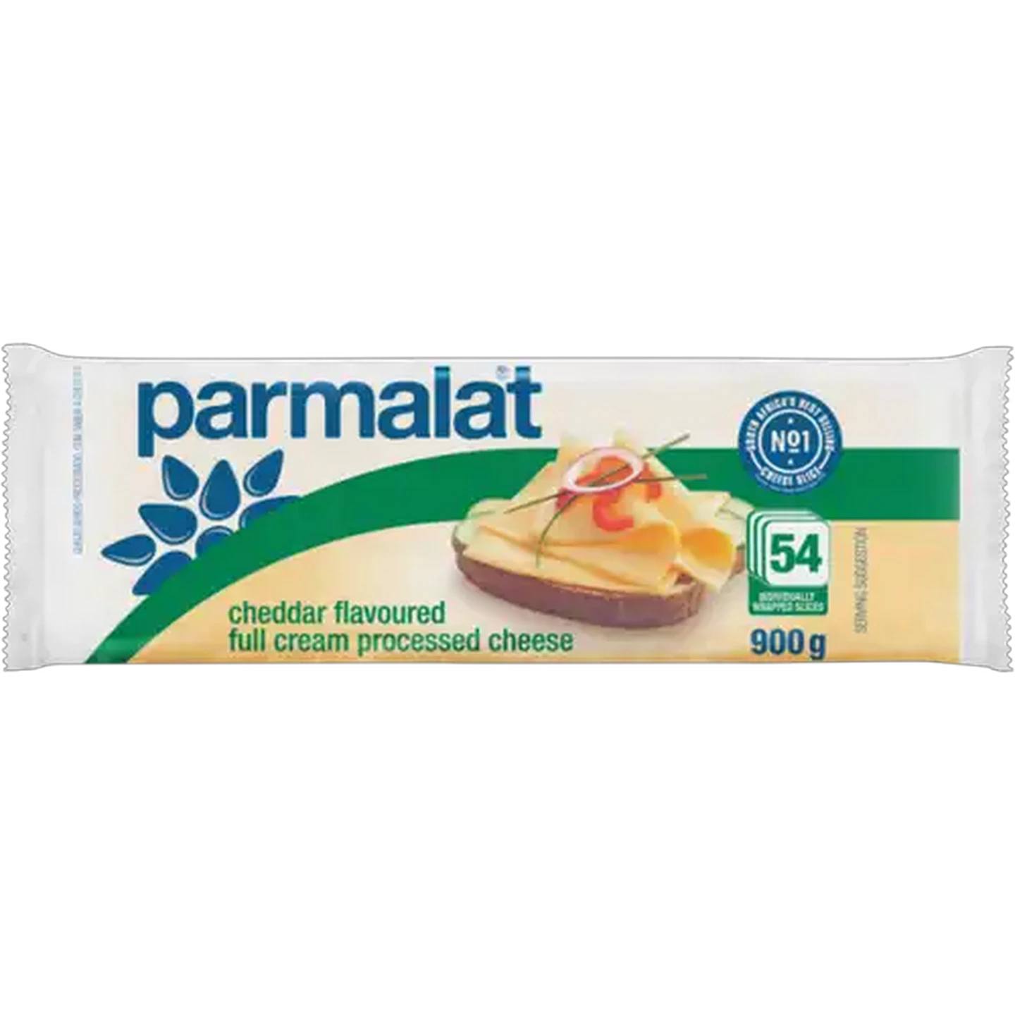 Image of Parmalat Cheddar Flavoured Full Cream Processed Cheese 54 Pack