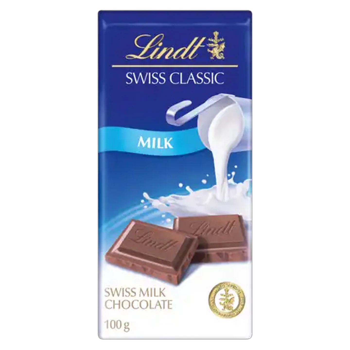 Image of Lindt Swiss Classic Chocolate Slab 100g