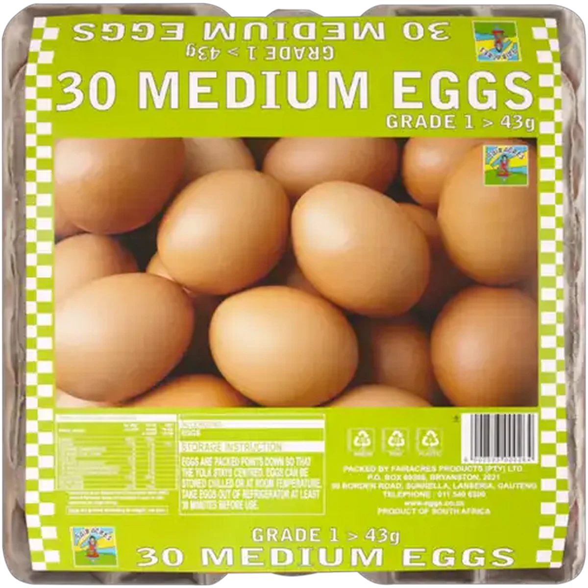 Shoprite ZA | Fairacres Medium Eggs 30 Pack