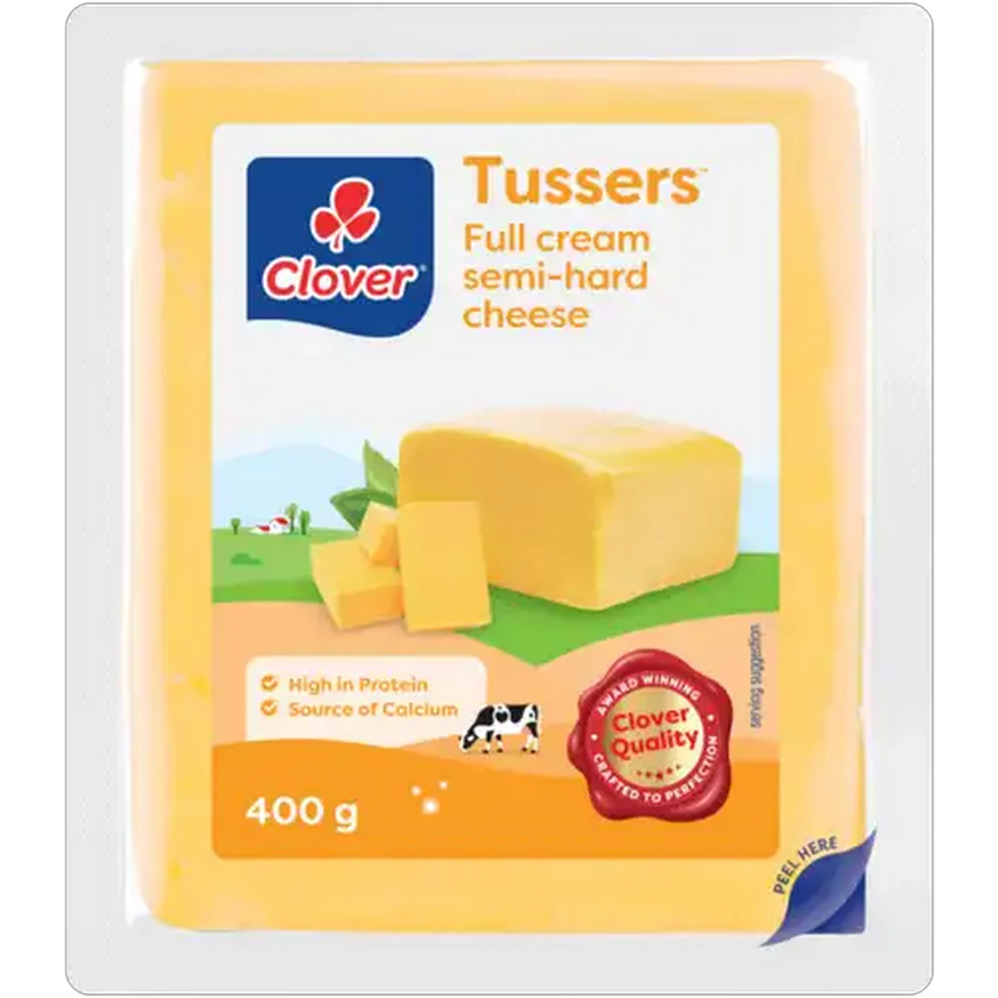 Image of Clover Tussers Full Cream Cheese 400g