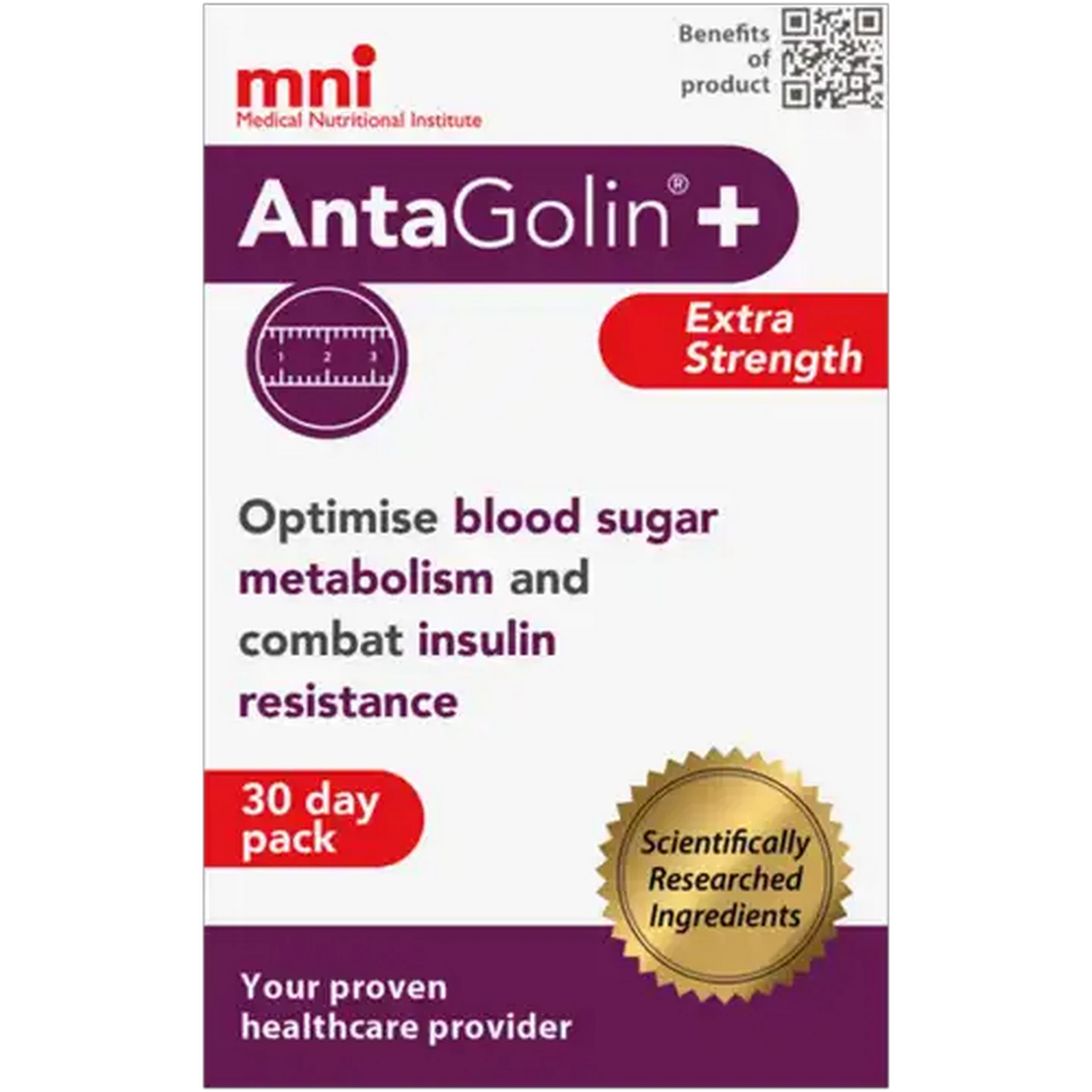 Image of MNI AntaGolin+ Insulin Resistance Tablets 60 Pack