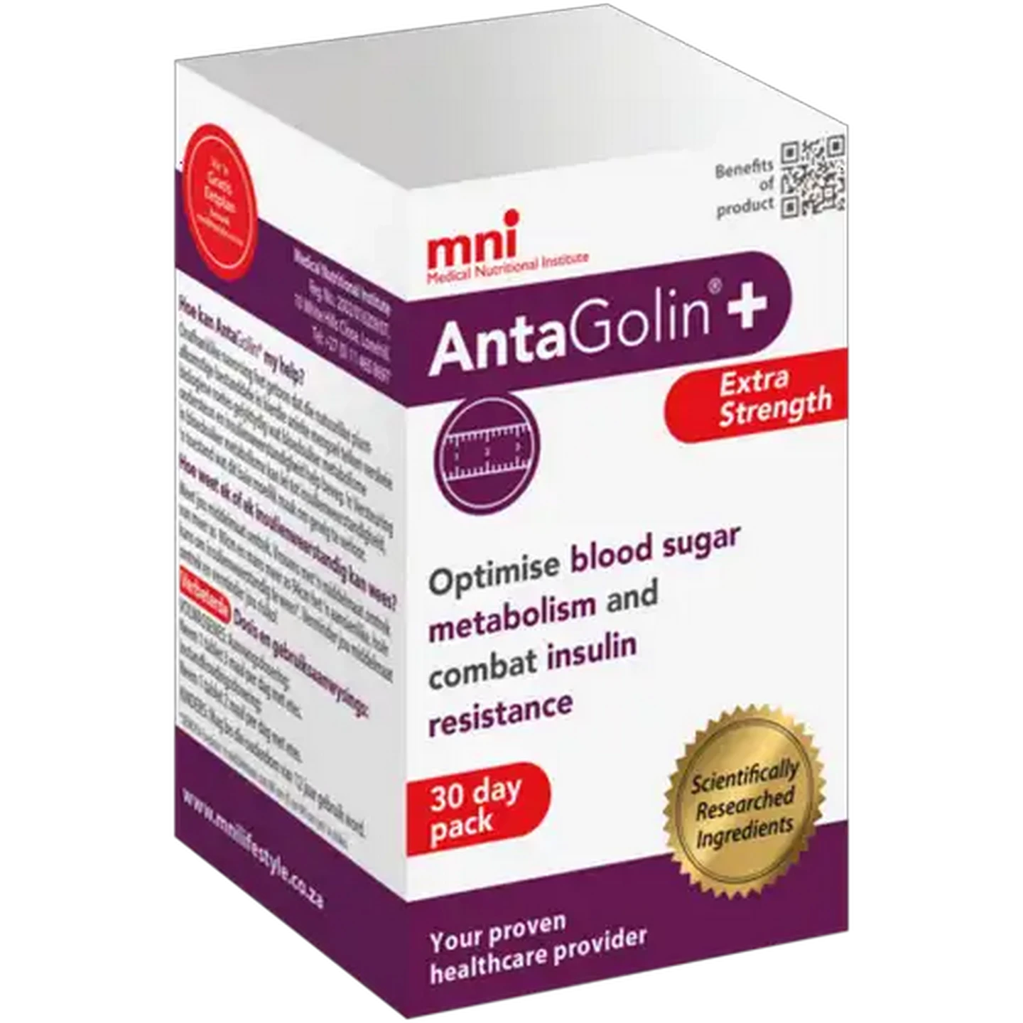 Image of MNI AntaGolin+ Insulin Resistance Tablets 60 Pack