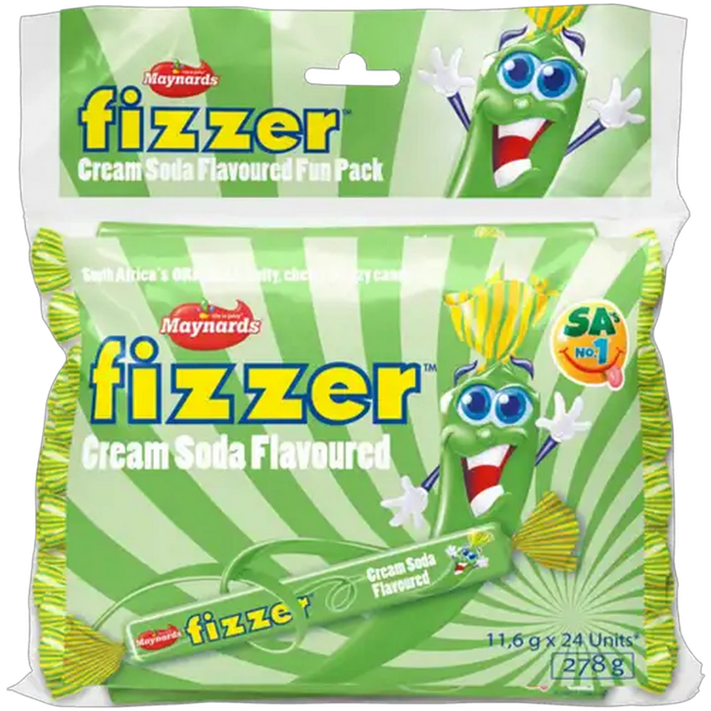 Image of Fizzer Cream Soda Flavoured Sweets 24 x 11.6g