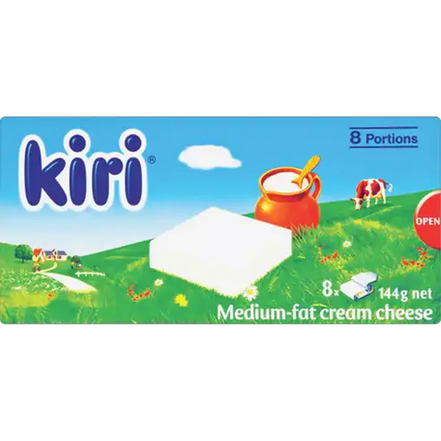 Image of Kiri Medium Fat Cream Cheese Pack 144g