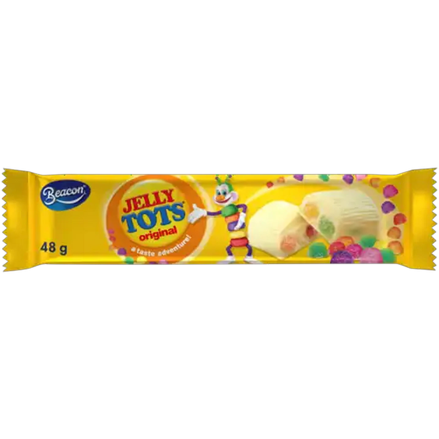 Image of Jelly Tots White Chocolate Bar 48g