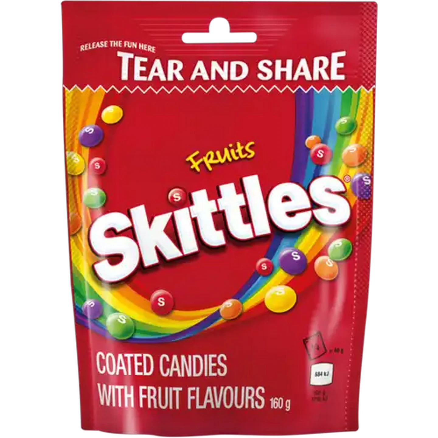 Image of Skittles Fruits Sweets 160/136g