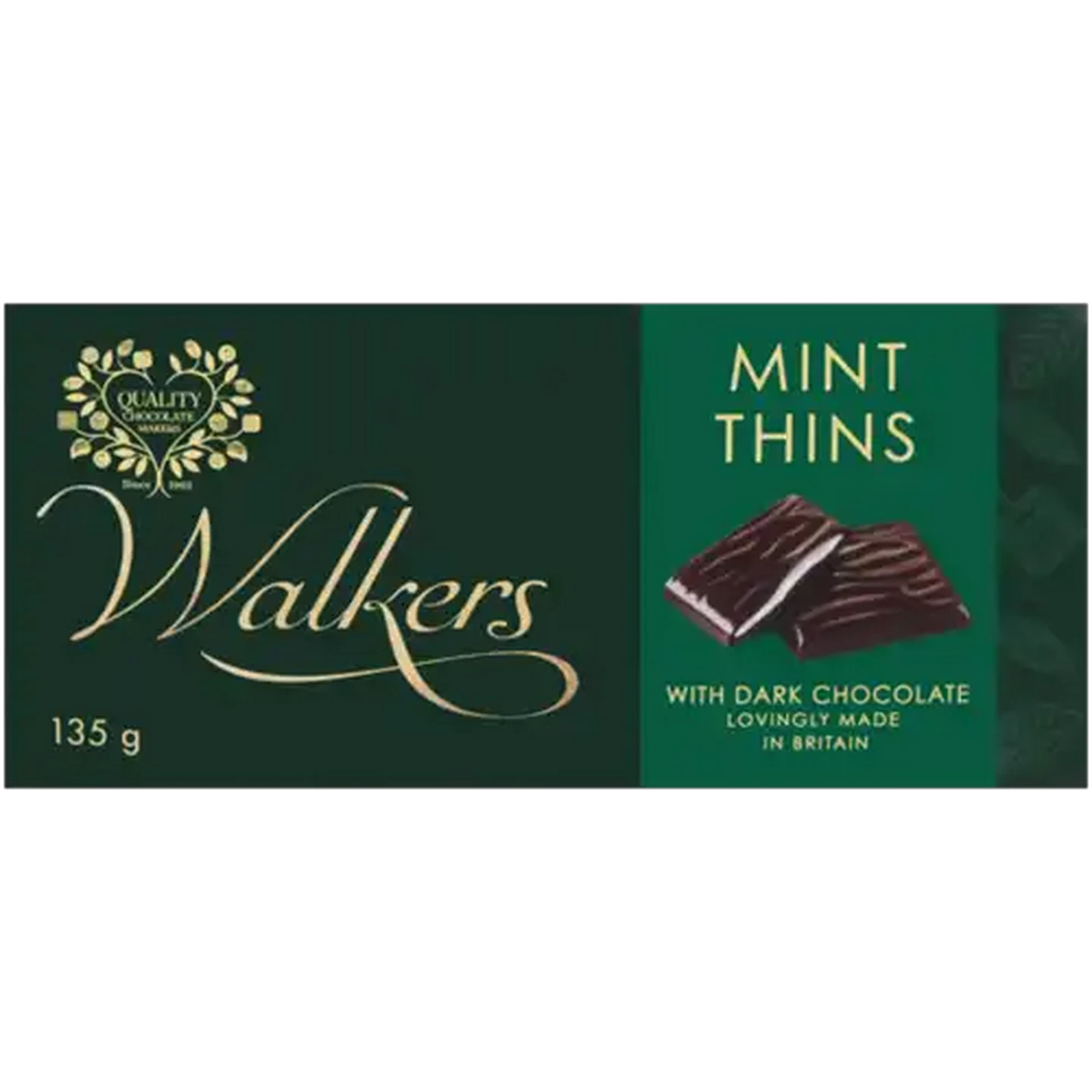 Image of Walkers Mint Thins with Dark Chocolate 135g