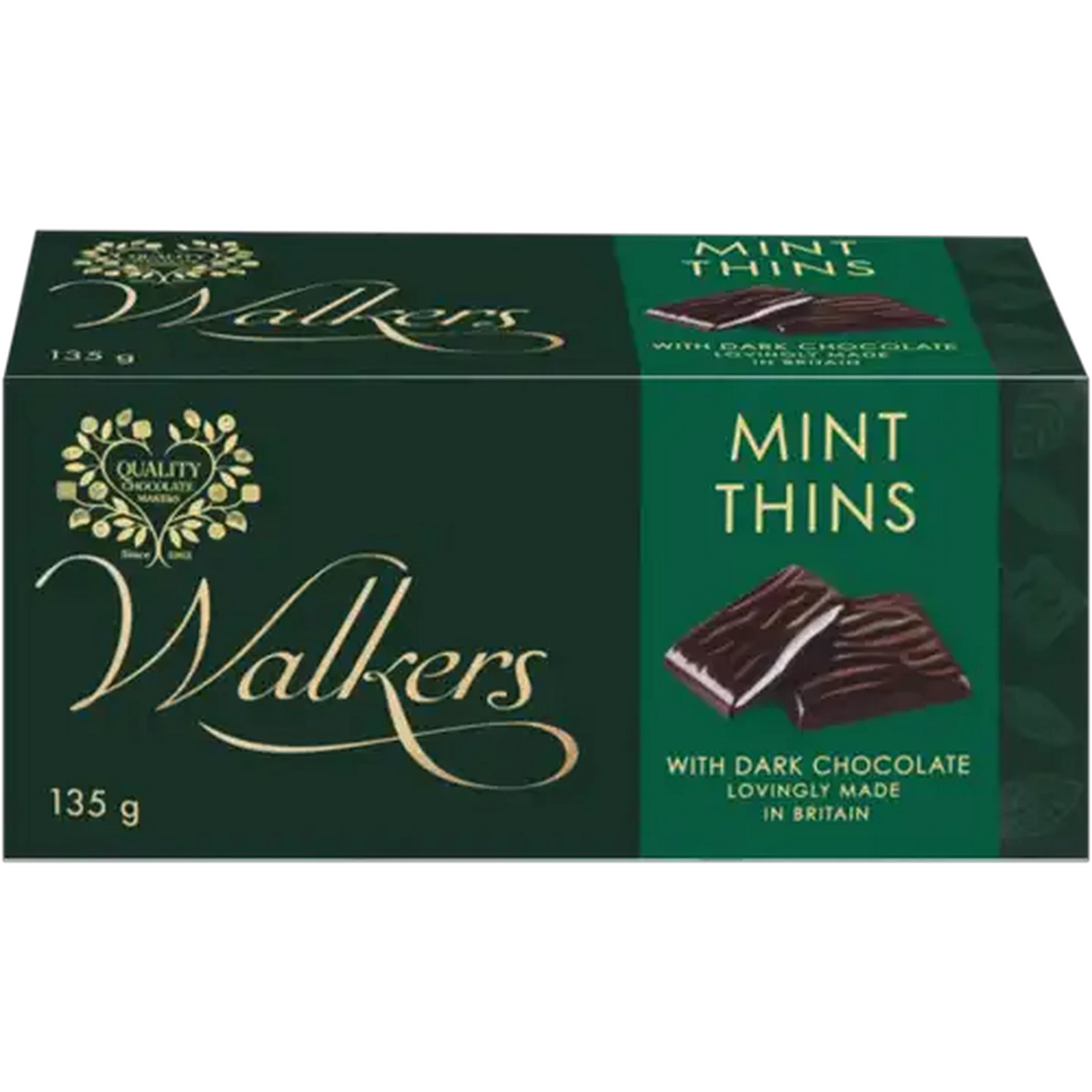 Image of Walkers Mint Thins with Dark Chocolate 135g