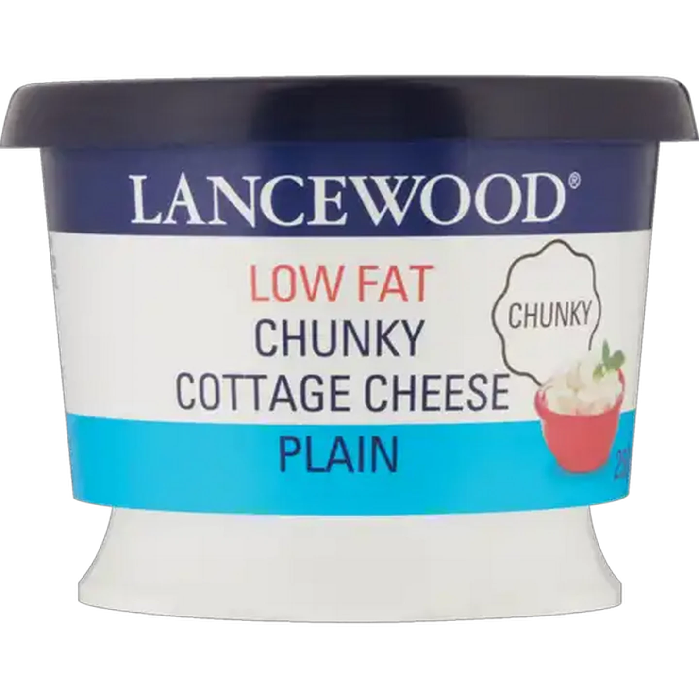 Image of LANCEWOOD Plain Low Fat Chucky Cottage Cheese 250g