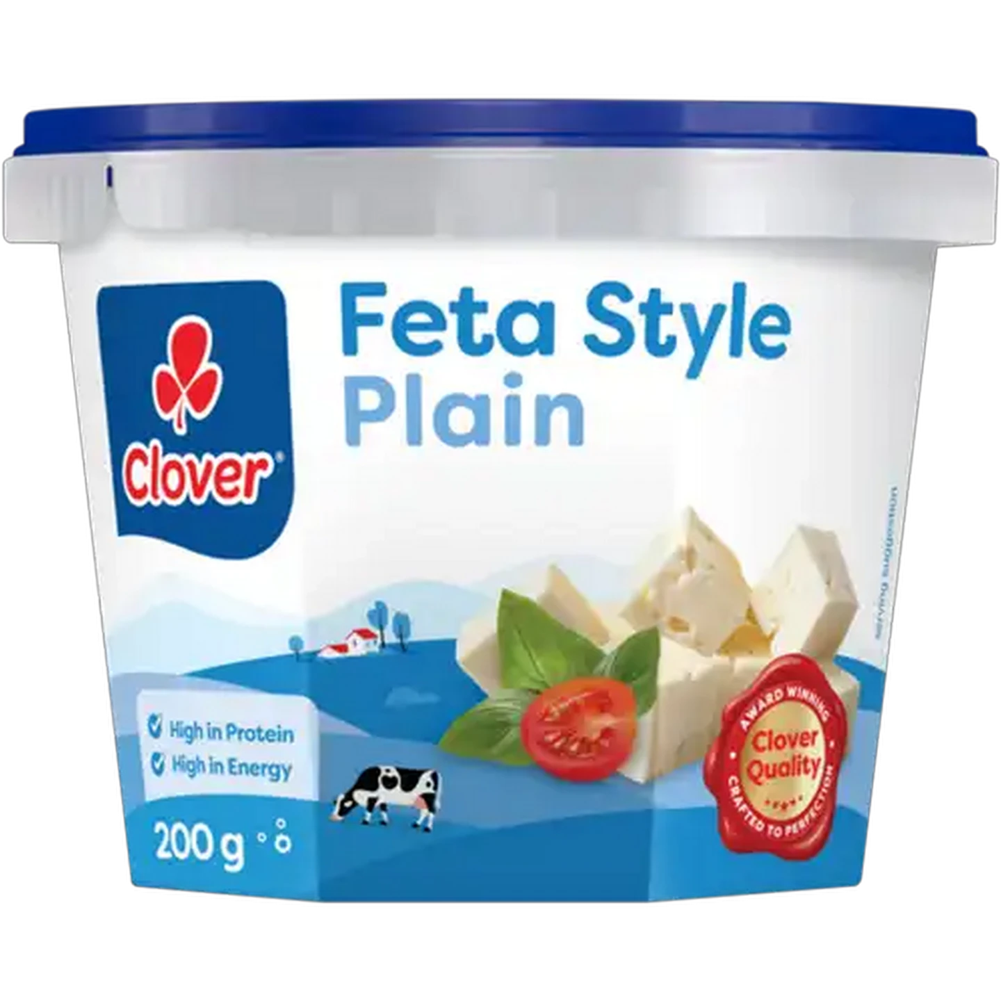 Image of Clover Plain Feta-Style Cheese 200g